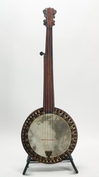 H. C. Dobson 1867 Patent Fretless Resonator (Herringbone and Marquetry) (SKU: 30534) 30534
